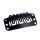 Clips for Hair Extensions Black 28mm (1pc)