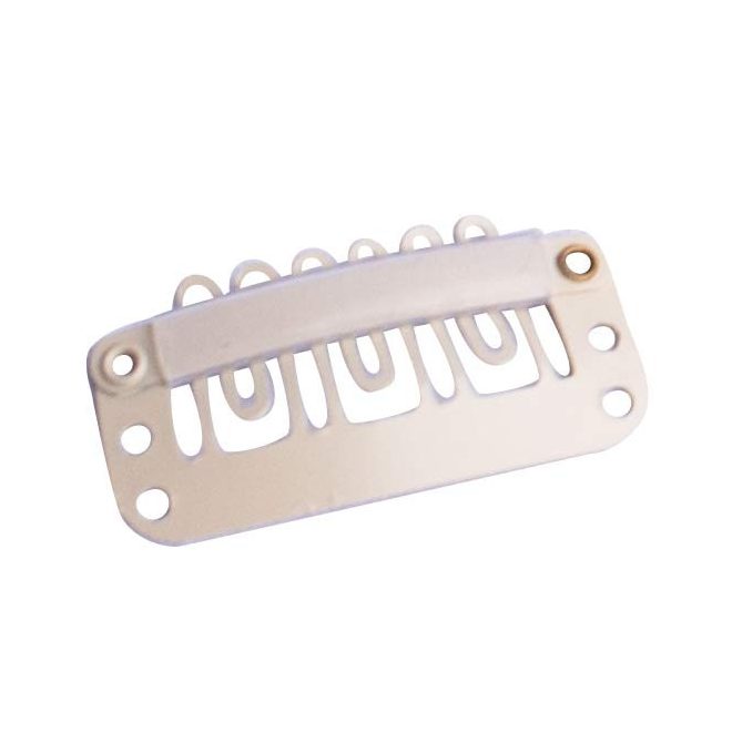 Clips for Hair Extensions Light Bleach Blonde 28mm (1pc)