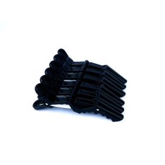   Hair Clip Crocodile Clamp 11.5cm Black - Strong Grip Sectioning Clip for Thick Hair Styling and Salon Use