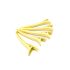 Professional Hair Sectioning Clip 12cm Yellow - Ideal for Hair Extension Application and Hair Styling, 1 Piece