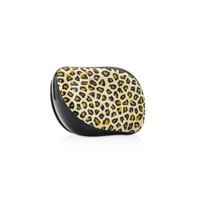 Tangle Teezer Type Detangling Hair Brush - Feline Groovy Leopard Print, Compact Anti-Tangle Hairbrush for Smooth and Shiny Hair