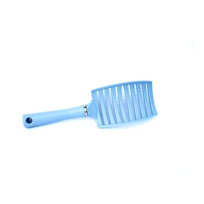 Professional Vent Hair Brush Blue - Lightweight Detangling Brush with Vented Design for Faster Blow Drying and All Hair Types