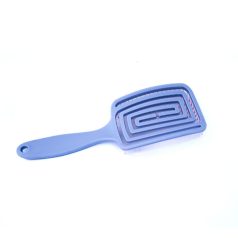   Professional Labyrinth Hair Brush Purple - Flexible Detangling Brush with Unique Vent Design for Smooth Styling and All Hair Types