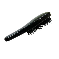   Dtangler Detangling Hair Brush Black - Professional Anti-Tangle Brush for Smooth, Shiny and Pain-Free Hair Styling
