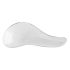 Dtangler Detangling Hair Brush Shiny Silver – Professional Anti-Tangle Brush for Smooth Styling 