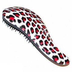  Dtangler Detangling Hair Brush Leopard Print - Professional Anti-Tangle Brush for Smooth, Shiny and Pain-Free Hair Styling