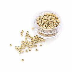   Nano Rings Silicone Lined for I-TIP Hair Extension Light Bleach Blonde 100pcs
