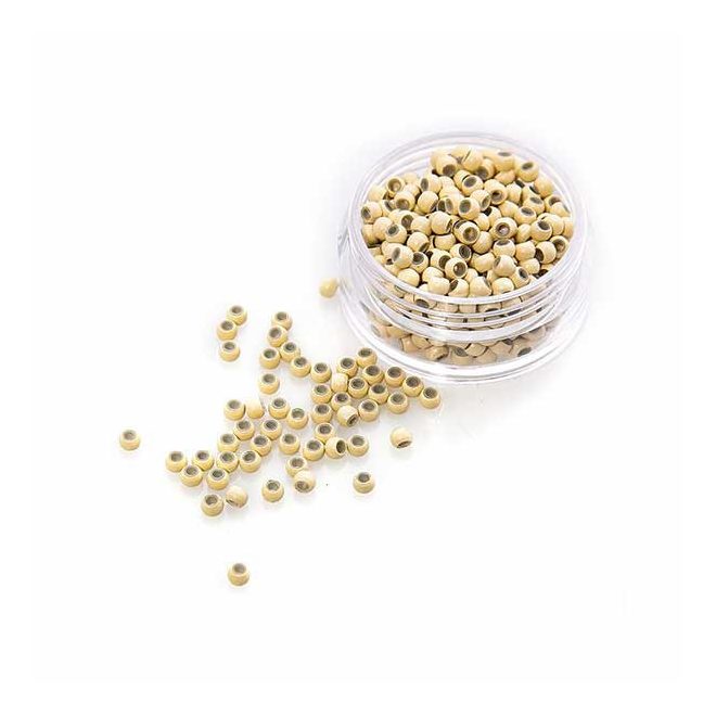 Nano Rings Silicone Lined for I-TIP Hair Extension Light Bleach Blonde 100pcs