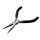 Hair Extensions Plier Black-Red Handle for Micro-Nano Ring  
