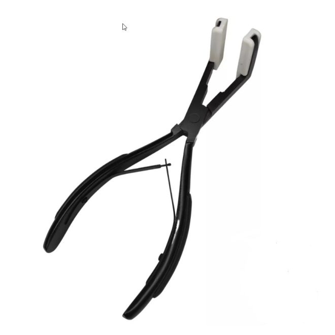 Professional Steel Pliers for Tape-In Hair Extensions - Adhesive Tape Pressing and Application Tool