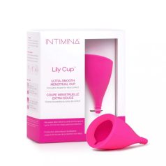   Intimina Lily Cup™ Menstrual Cup Size B - Reusable, Ultra Soft Medical-Grade Silicone Period Cup for Medium to Heavy Flow