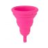 Intimina Lily Cup™ Compact Menstrual Cup Size B - Collapsible, Reusable Medical-Grade Silicone Period Cup for Light to Medium Flow