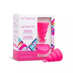   Intimina Lily Cup™ One Menstrual Cup - Compact, Reusable Medical-Grade Silicone Period Cup Designed for Beginners
