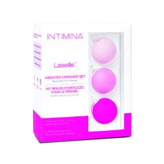   Intimina Laselle Kegel Exerciser Weight Set 3pcs 28g/38g/48g - Progressive Pelvic Floor Training