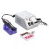 Timeless Tools Electric Nail Drill Machine Grey - Professional Manicure and Pedicure Set with Adjustable Speed and Multiple Attachments