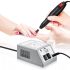 Timeless Tools Electric Nail Drill Machine Grey - Professional Manicure and Pedicure Set with Adjustable Speed and Multiple Attachments