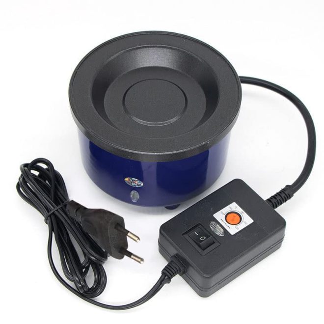 Irovami NL-102 High-Power Keratin Melting Pot Heater - Aluminium Crucible with Controller for Hair Extension Bonding, Salon-Grade