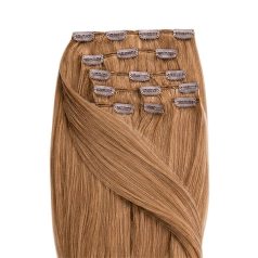 Clip-In Human Hair Extension Classic Dark Blonde 50cm Color #12 - HairExtensionShop.ie