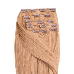 Clip-In Human Hair Extension Classic Medium Blonde 50cm Color #14 - HairExtensionShop.ie