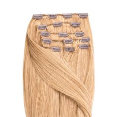 Clip-In Human Hair Extension Classic Golden Blonde 60cm Color #16 - HairExtensionShop.ie