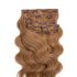 Clip-In Human Hair Extension Classic Body Wave Dark Blonde 40cm Color #12 - HairExtensionShop.ie