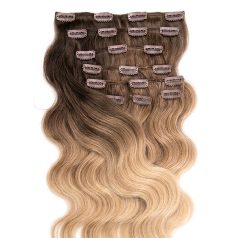 Clip-In Human Hair Extension Classic Body Wave Ombre 40cm Color #OMBRE - HairExtensionShop.ie