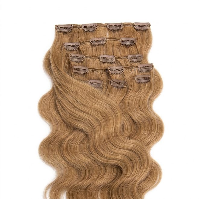 Clip In Hair Extension Classic Body Wave Medium Blonde 50cm (Color #14)