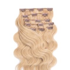Clip-In Human Hair Extension Classic Body Wave Golden Blonde 60cm Color #16 - HairExtensionShop.ie