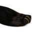 Clip-In Human Hair Extension Classic Body Wave Jet Black 60cm Color #1 - HairExtensionShop.ie