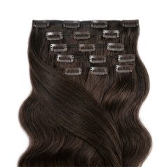   Clip In Hair Extension Classic Body Wave Natural Brown 60cm (Color #2)