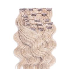   Clip In Hair Extension Classic Body Wave Bleach Blonde 60cm (Color #613)