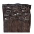 Clip In Hair Extension Natural Brown 40cm (Color #2)