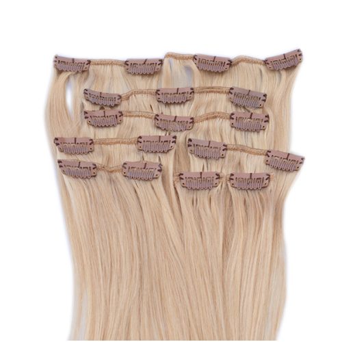 Clip In Hair Extension Ash Blonde 40cm (Color #24)
