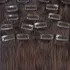 Clip In Hair Extension Natural Brown 40cm (Color #2)