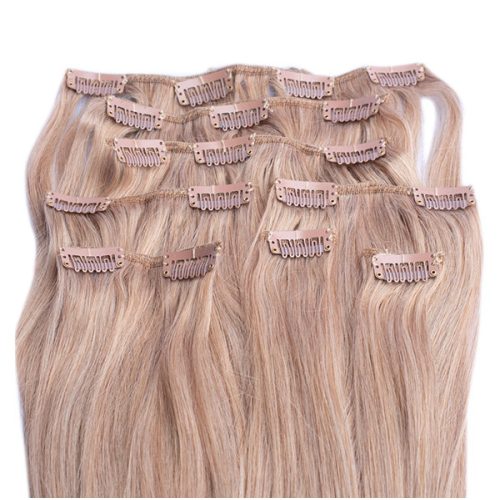 Clip In Hair Extension Light Golden Blonde 60cm (Color #18)