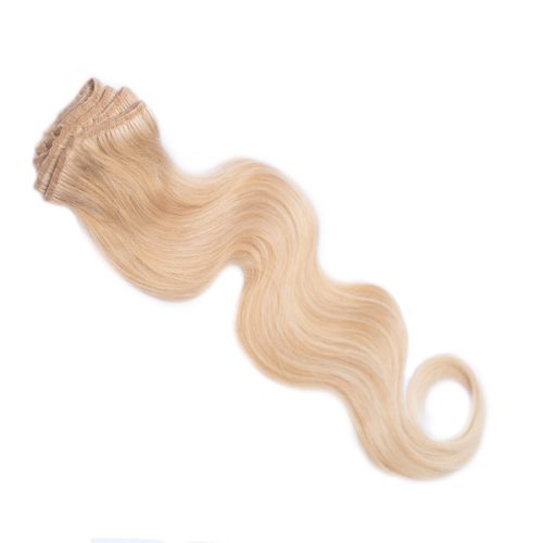 Clip In Hair Extension Body Wave Golden Blonde 40cm (Color #16)