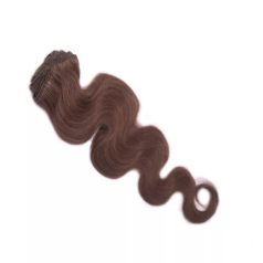   Clip In Hair Extension Body Wave Medium Brown 40cm (Color #6)