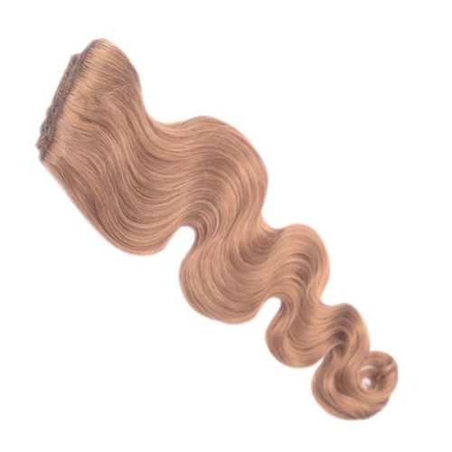 Clip In Hair Extension Body Wave Light Brown 40cm (Color #8)