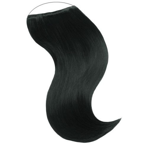 FLIP-IN Hair Extension Jet Black 50cm (Color #1) 
