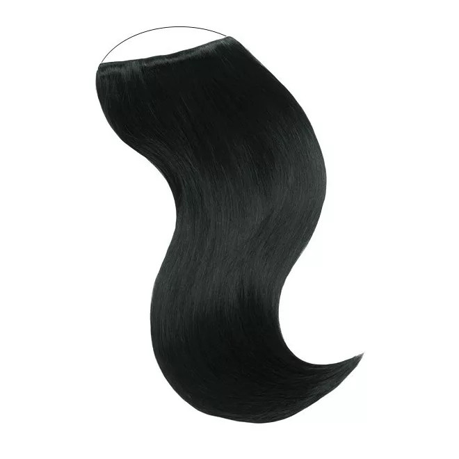 FLIP-IN Hair Extension Jet Black 60cm (Color #1) 