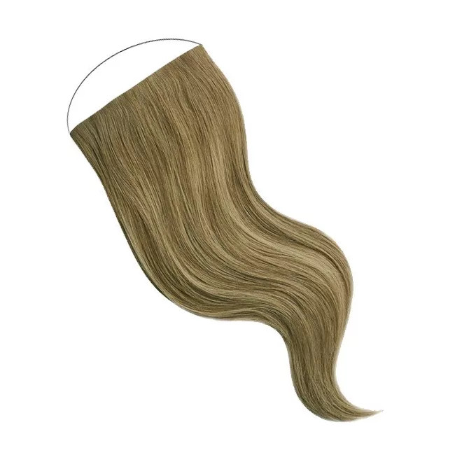 FLIP-IN Hair Extension Light Brown 50cm (Color #8) 