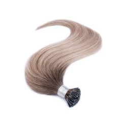  I-Tip Micro Ring Human Hair Extensions Piano Balayage Blonde Brown 50cm – Classic 7A, Color #B4T8-10E