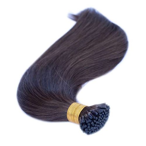 Micro Ring Hair Extension Dark Brown 40cm (Color #4)
