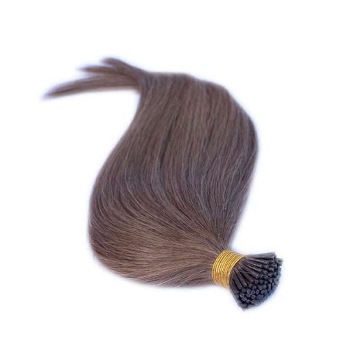 Micro Ring Hair Extension Light Brown 40cm (Color #8)