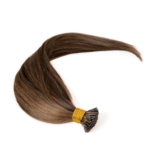 Micro Ring Extension Piano Balayage Brown Shade 50cm (Color #4/8 Pian)