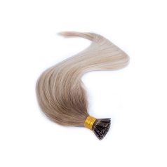   Micro Ring Hair Extension Piano Balayage Medium Brown with Blonde Tones 50cm (B6T7-20)