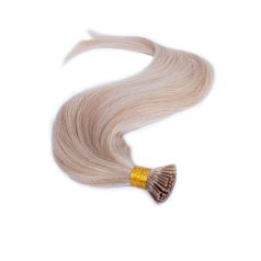   Micro Ring Hair Extension Piano Balayage Light Ashy Blonde with Brown Tones 60cm (18LIGHT-ICEWHITE)