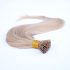 Micro Ring Hair Extension Piano Balayage Light Ashy Blonde with Brown Tones 60cm (18LIGHT-ICEWHITE)