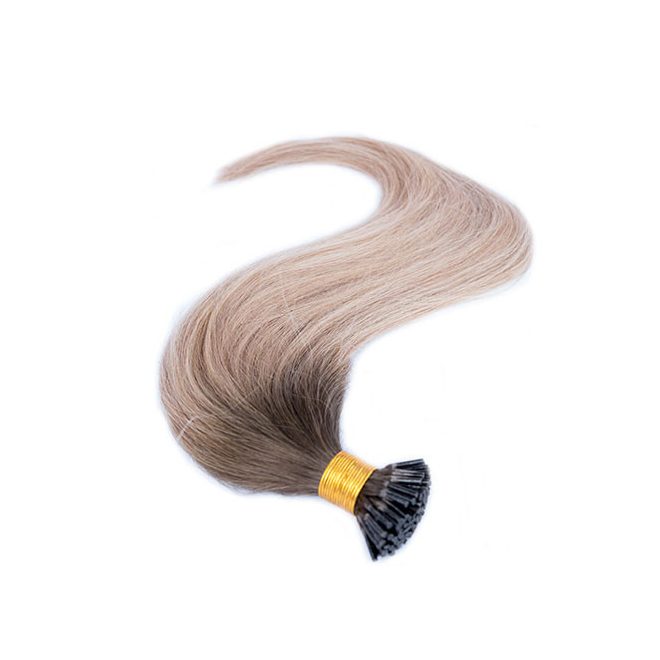 Micro Ring Hair Extension Piano Balayage Blondish Brown 60cm (B4T8-10E)