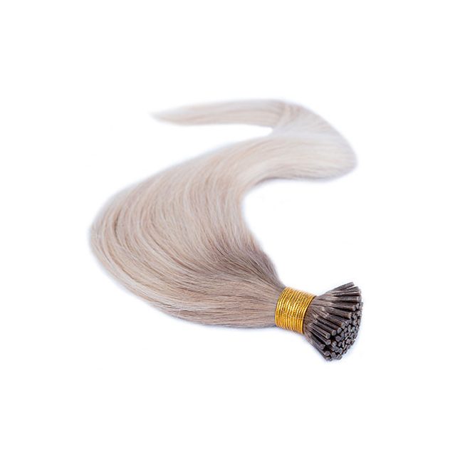 Micro Ring Hair Extension Piano Balayage Light Brown-Platinum Blonde 60cm (B7T-60A)